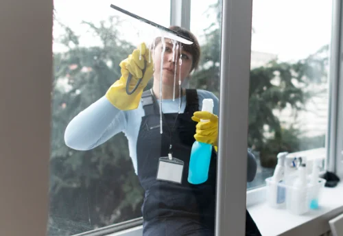 Nettoyage de vitres intérieures et extérieures à Saint-Léger-Bridereix